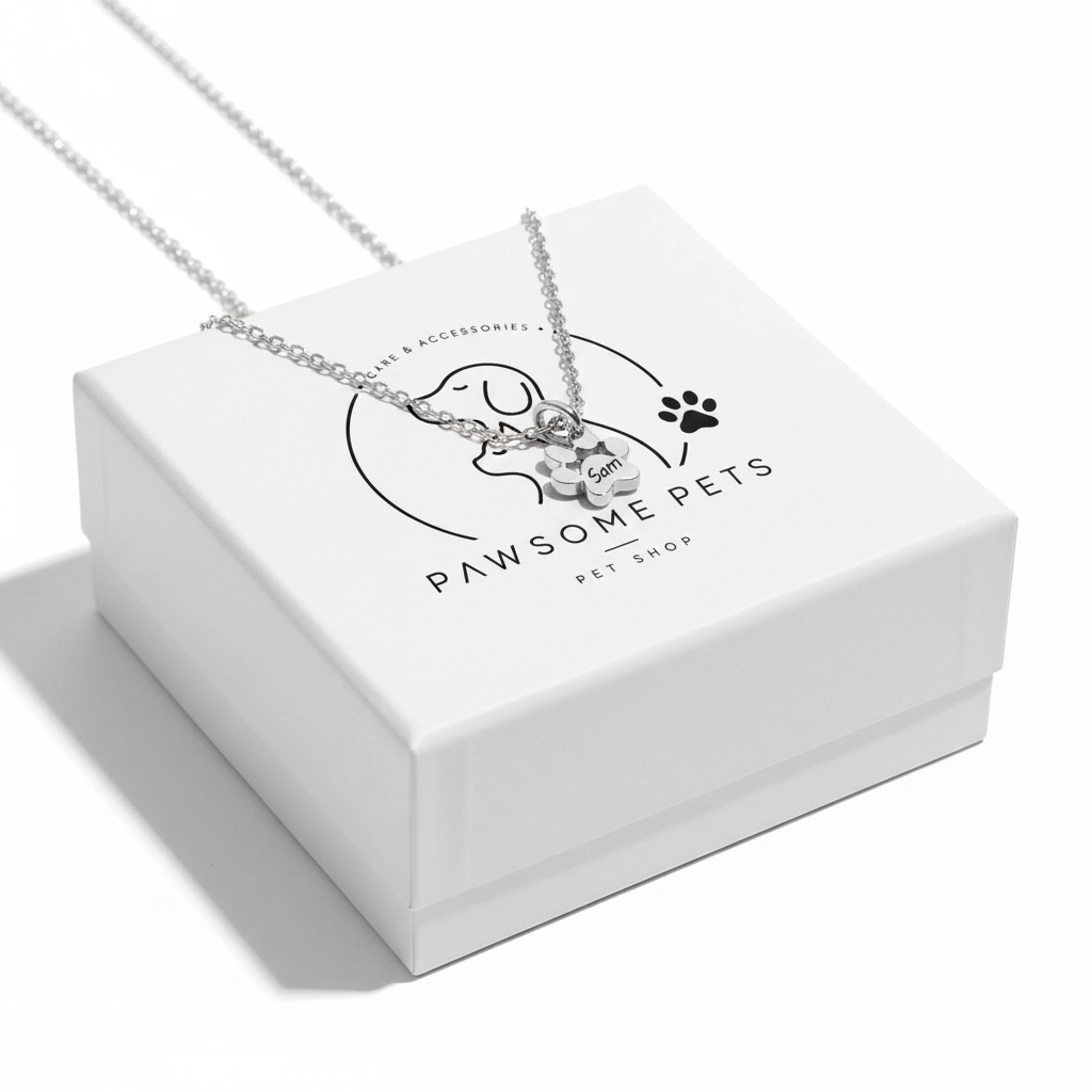 Silver Necklace Branded